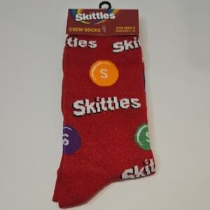 Skittles Red Crew Socks